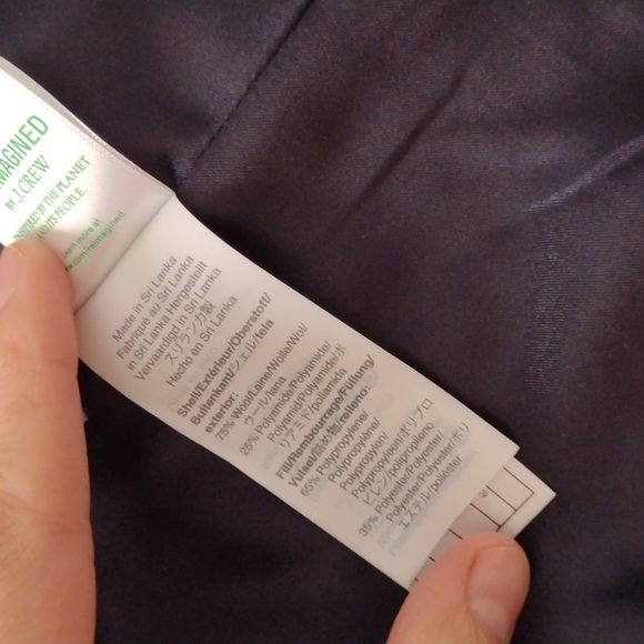 J.Crew Lady Day Double Cloth 4T Coat w Thinsulate - Picture 8 of 9